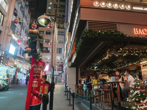 平安夜市道回暖