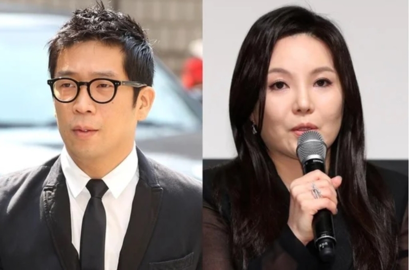 韩娱公司One Hundred的CEO兼知名制作人MC梦（左），被指与该公司共同创办人车佳媛（右）曾大搞不伦恋。