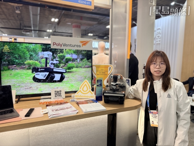 连山动力联合创始人张予馨表示，团队对大埔火灾感到心痛，会加快研究合适高楼用的消防机械人。