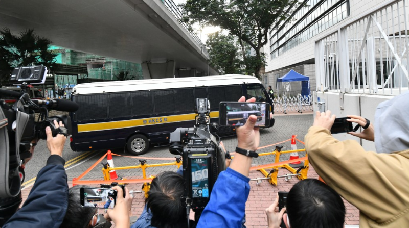 黎智英、张剑虹、陈沛敏等12名被告一连4日进行求情