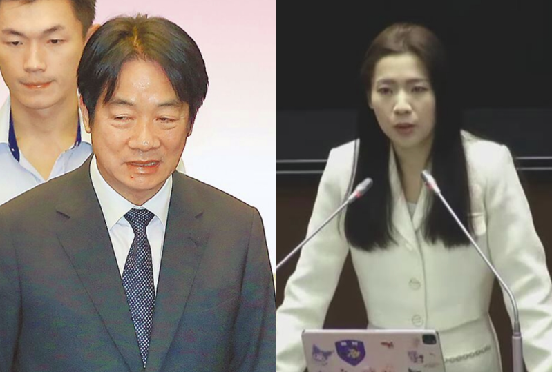 賴清德(左)曾說到立院報告是總統義務，如今卻拒赴國會，徐巧芯(右)直批賴皮。（合成圖／資料照、取自國會頻道）