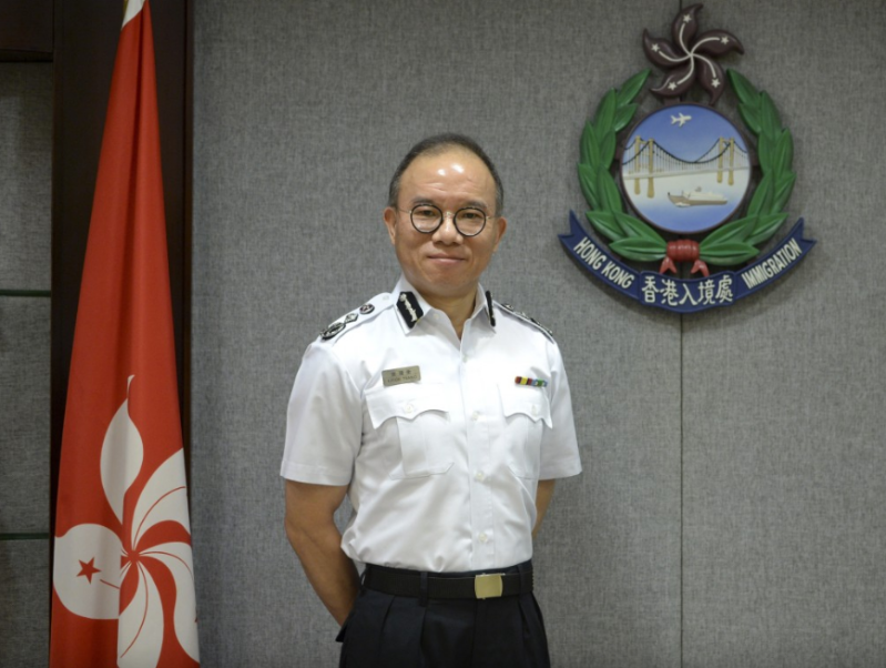 曾国卫在2016年出任入境事务处处长。