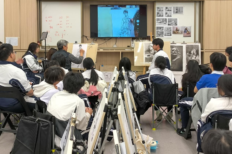 广东文艺名家“孙黎工作室”正式落户深圳市华朗学校！1