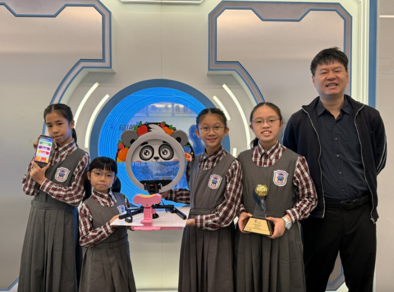 大埔旧墟公立学校的小学生团队