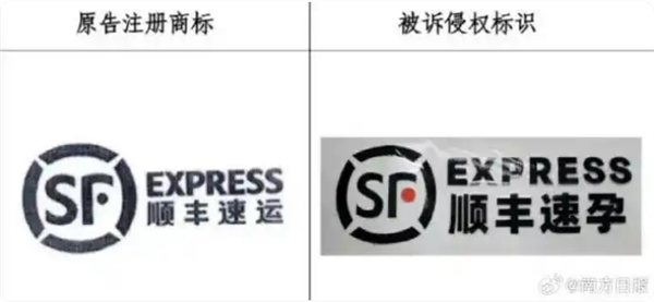 顺丰速孕碰瓷顺丰速运被判赔20万 贬损品牌声誉 构成商标侵权