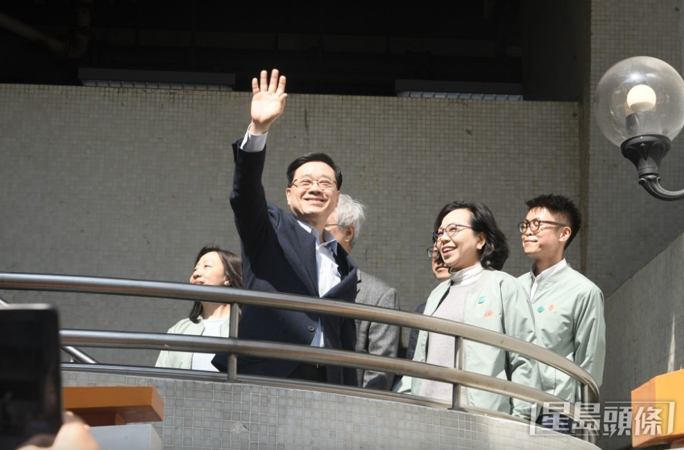 行政长官李家超。 行政长官李家超。