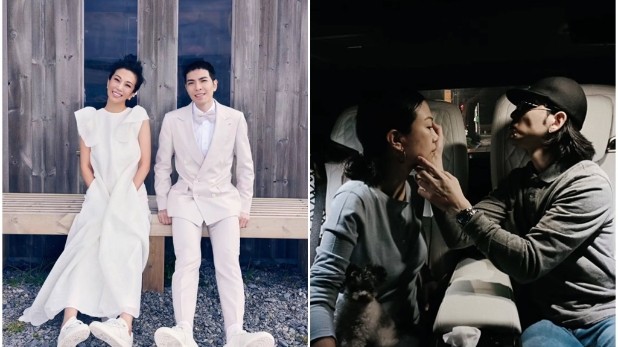 萧敬腾、Summer情人节秀恩爱！ 对视、捧脸有够甜蜜