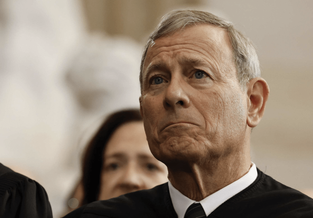 美最高法院首席大法官罗伯茨。 美最高法院首席大法官罗伯茨。