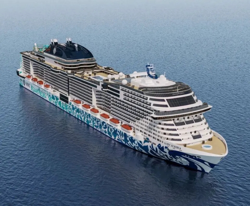 MSC地中海“神女号”邮轮。