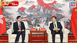 全国两会︱夏宝龙晤李家超，赞特区工作取得显著成效，定能制定好香港首个五年规划