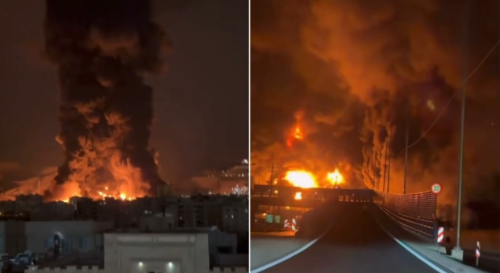 以色列首轰油库