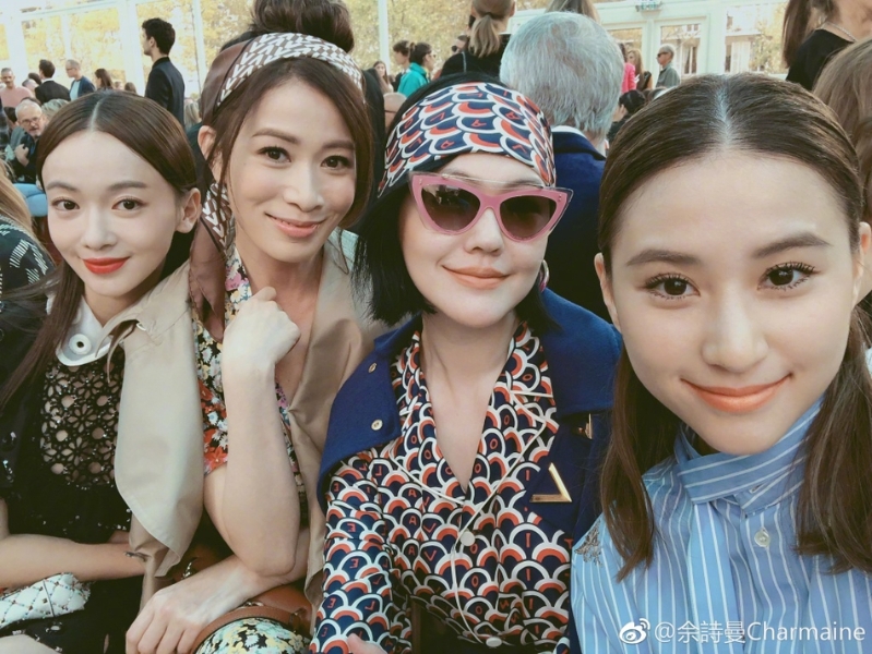 吴谨言、佘诗曼二人拍据后变成好姊妹,感情甚佳 吴谨言、佘诗曼二人拍据后变成好姊妹,感情甚佳