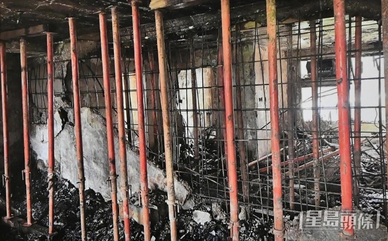 部分樓宇結構受損