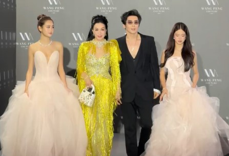 钟丽缇二女当众发继父脾气？张伦硕被斥没边界感场面尴尬