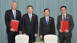 李家超晤国家网信办主任庄荣文，签备忘录深化创科合作