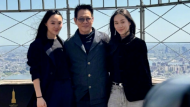 李连杰晒与两女儿合照，首度回应甲亢改变面容