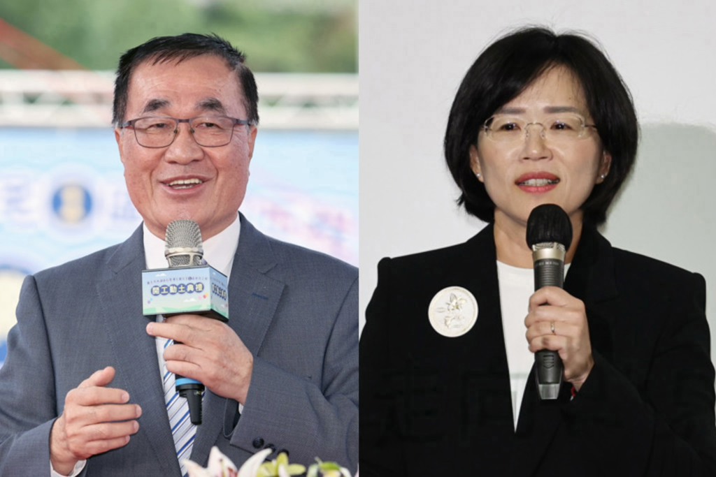 新北市长之战,国民党李四川(左)对决民进党苏巧慧(右) 新北市长之战,国民党李四川(左)对决民进党苏巧慧(右)