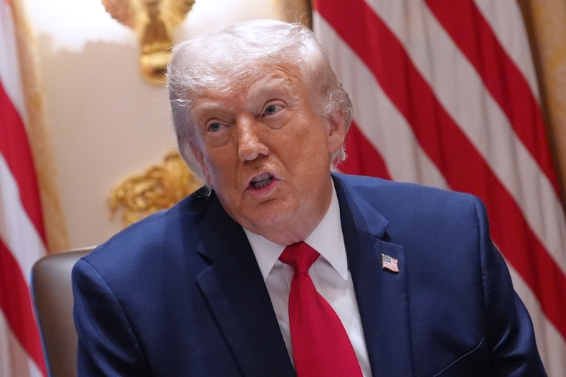 美国总统特朗普（Donald Trump）于2026年5月27日周三在华府白宫举行的内阁会议上发表谈话。