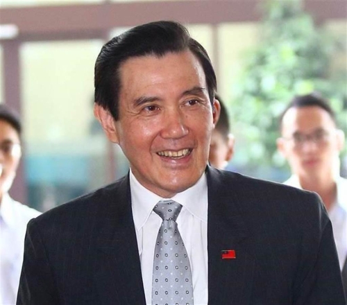 马英九。 马英九。